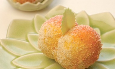 Italian Peach Wedding Cookies