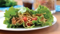 Hong Kong Lettuce Wrap by Chef/owner Lawrence Wararuk of Luxalune Gastropub