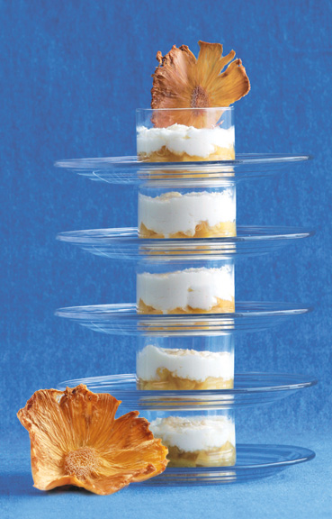 Pineapple and White Chocolate Mousse Parfaits