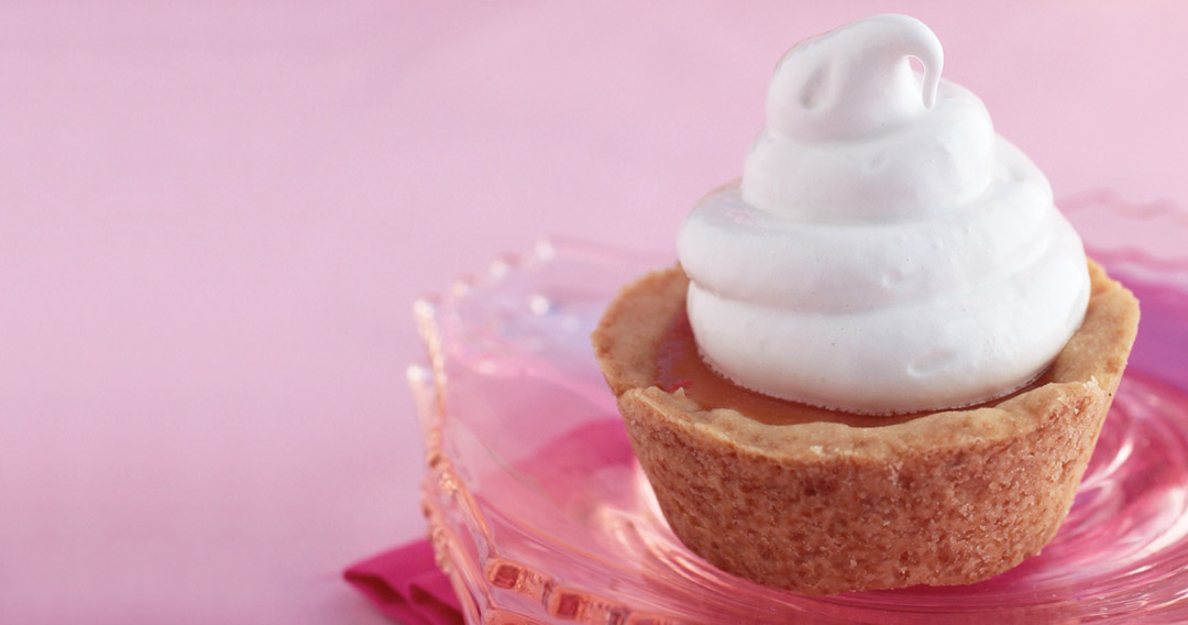 Pink Grapefruit Meringue Tarts