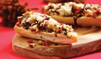 Vegetable Bruschetta by Dave Schultz of Saucer's Café