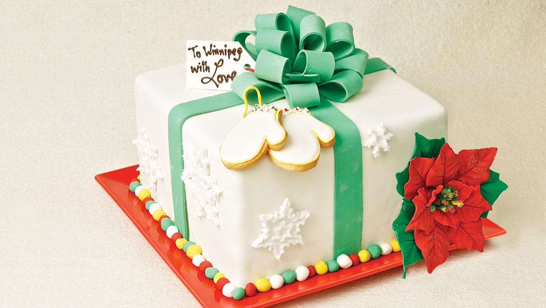 Red velvet winter cake by Chefs Doug Krahn and Betty Lai of Chocolate Zen Bakery