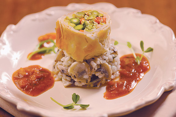 Vegetable Strudel by Chef Neil Higginson of Fort Gibraltar