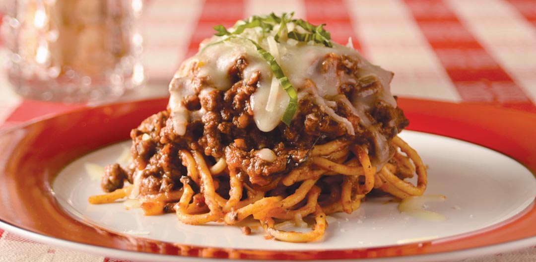 Spaghetti alla bolognese by Chef Todd Bjornson of Bombolini