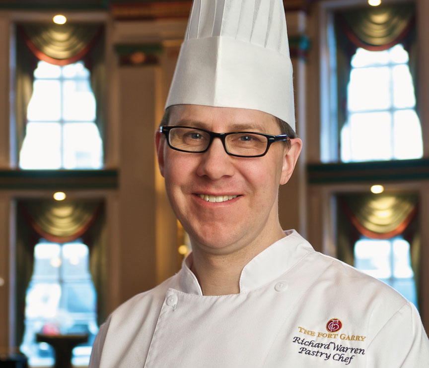 Pastry Chef Richard Warren of The Fort Garry Hotel