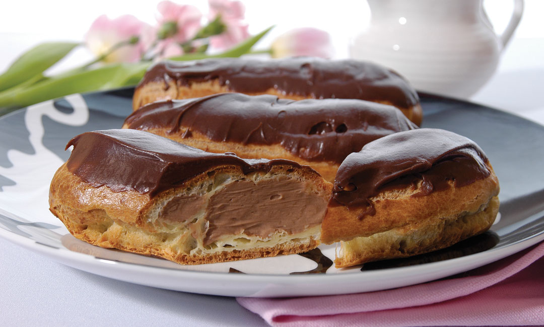 Chocolate Éclairs by Chef Olivier Fortat of The French Way