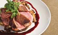 Duck Breast with Potatoes and Wild Mushrooms by Chef Alexander Svenne of Bistro 7 1/4