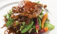 Duck with Sea Buckthorn Demi-glaze by Chef Lorna Murdoch of fusion grill