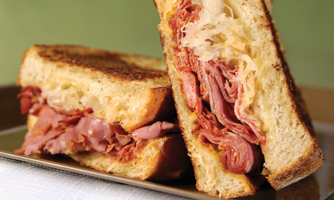 Hot Mustard Reuben Sandwich
