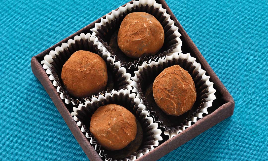 Milk Chocolate Caramel Truffles by Pastry Chef Richard Warren of The Fort Garry Hotel