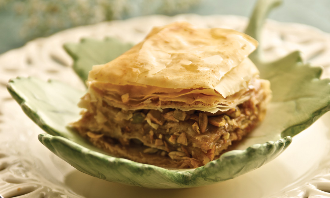 Prairie Baklava with Manitoba Honey