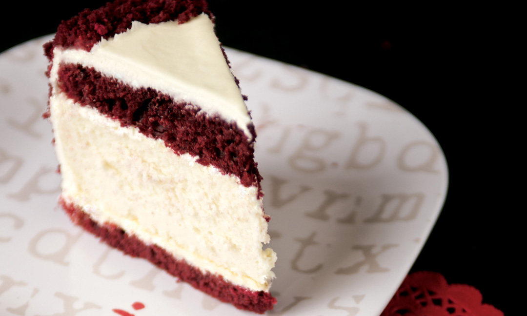 Red Velvet Layered Cheesecake