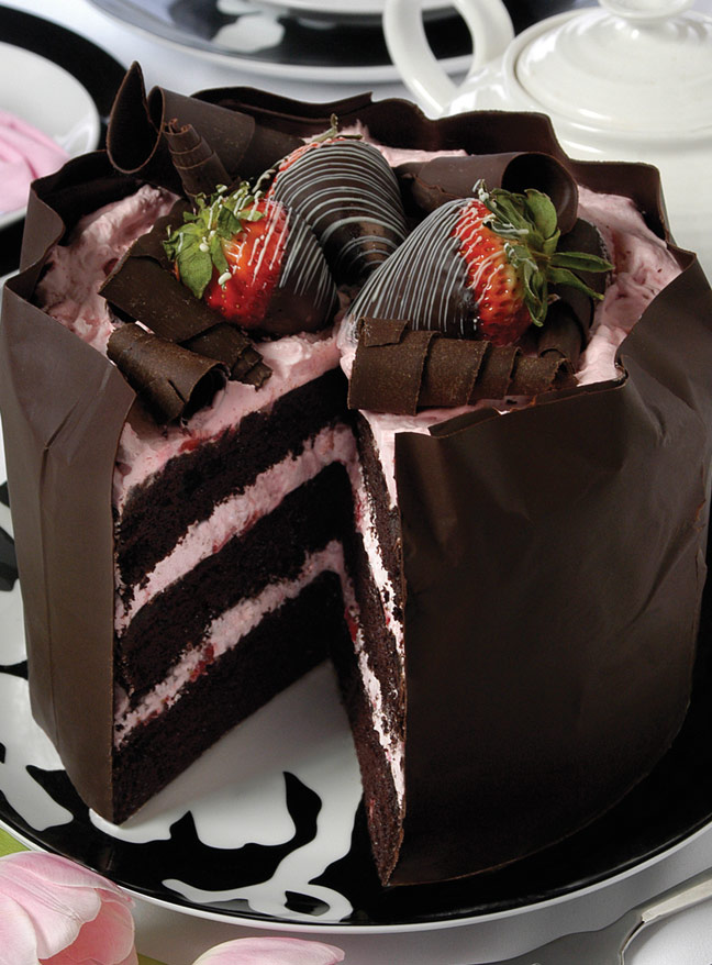 Strawberry Chocolate Mousse Cake Pastry by Chef Melissa Buiskool-Leeuwma of Baked Expectations
