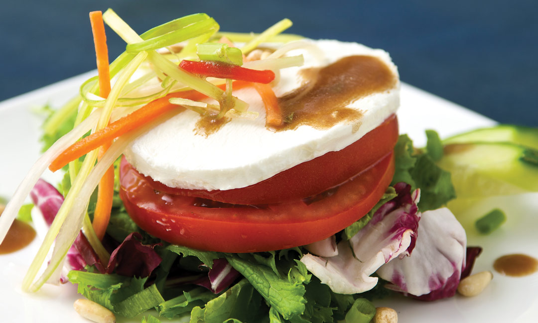 Warm Goat Cheese Salad by Chef David Hyde of Cafe Carlo