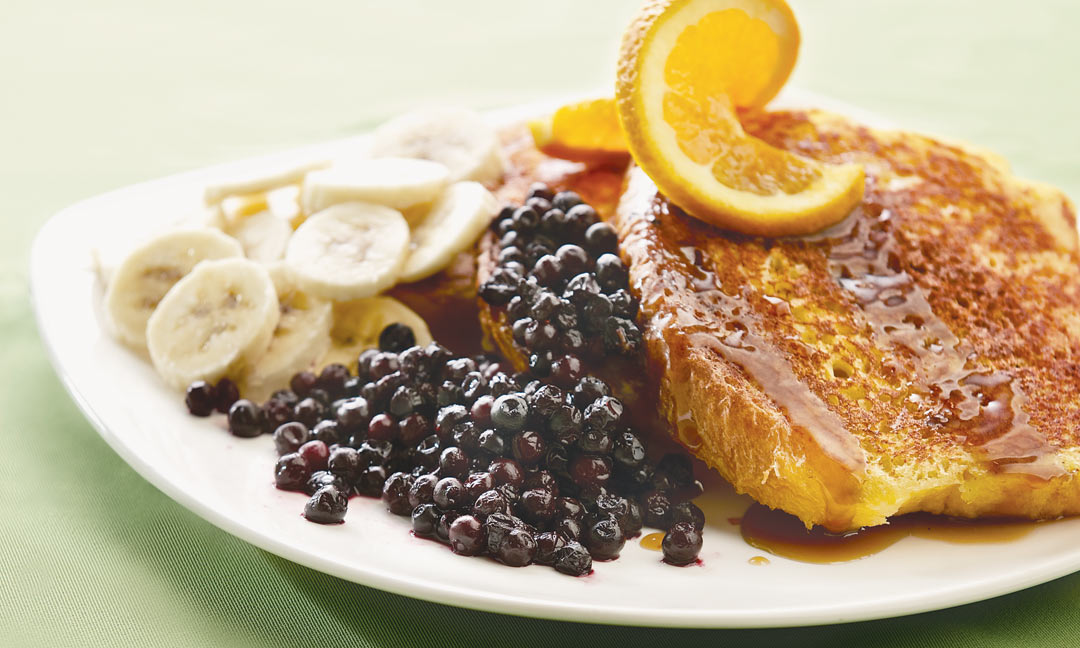 Banana Blueberry French Toast by Stella's Café and Bakery