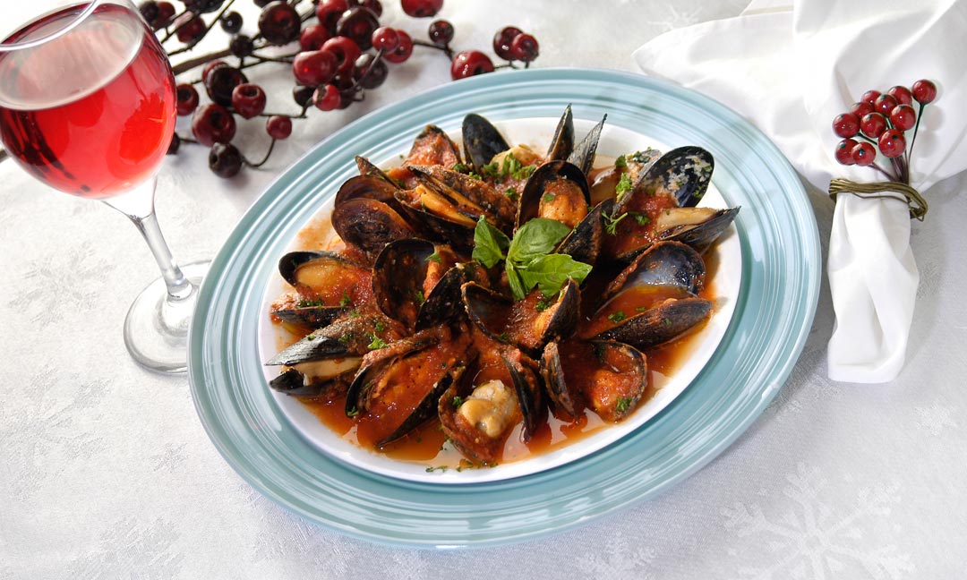 Mussels Marinara by Chef Michele Di Fonte of Monticchio