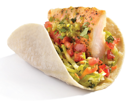 Fish taco from Burrito Splendido; photo by chronic creative Fish taco from Burrito Splendido; photo by chronic creative