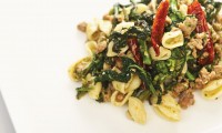 Orecchiette with Sausage and Rapini by Chef Anna Paganelli of De Luca’s Cooking School
