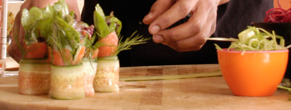 Smoked Salmon Cucumber Roll