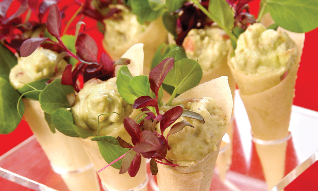 Avocado Mousse Cornets