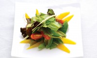 Avocado, Mango Salad, Red Curry Vinaigrette by Chef Alan Shepard of Step'N Out