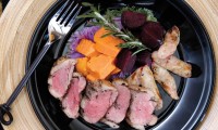 Duck Breast, Alligator Sausage by Chef Lee Fry of The Billabong Bar and Bistro