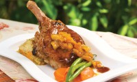 Manitoba Pork with Apricot Chutney by Chef Michael Neil of Pineridge Hollow