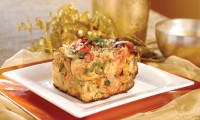Savoury Bread Pudding by Chef Rouan Robb of Brio/Storm Catering