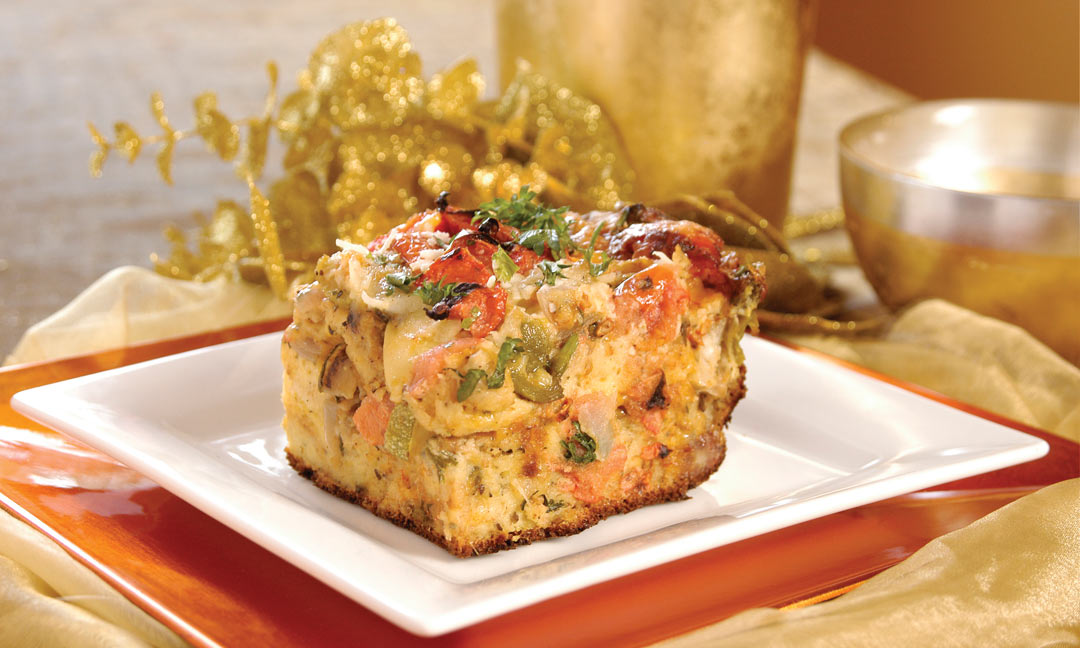 Savoury Bread Pudding