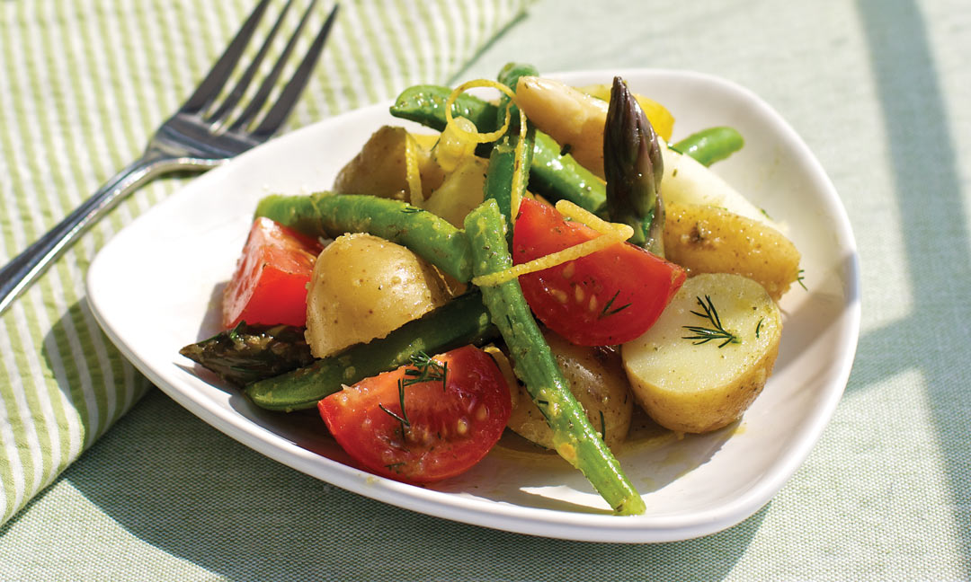 Spring Potato Salad by Chef Heiko Duehrsen of The Gates on Roblin