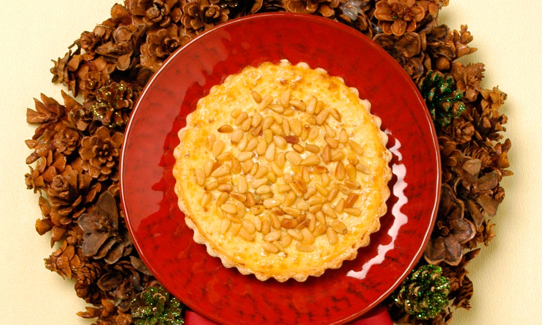 Zesty Pine Nut and Ricotta Tart