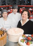 From left: baker Lolita Tabib, baker Melissa Buiskool-Leeuwma and owner Beth Grubert.