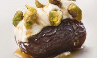 Medjool Date, Mascarpone, Maple Syrup, Pistachios by Chef Adam Donnelly of Segovia
