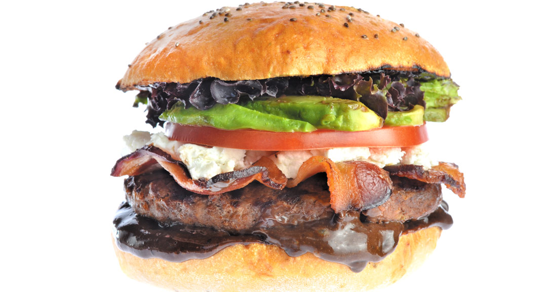 Black Garlic Burger by Collective member Östen Rice of Unburger