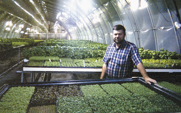 Neva Hydroponic Farms, Pat (pictured) and Cammie Wohlgemuth