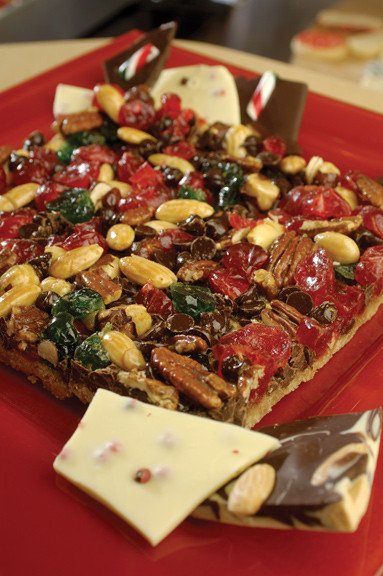 Cherry nut jewel bars by Head Baker Karen Penner of The Market 520