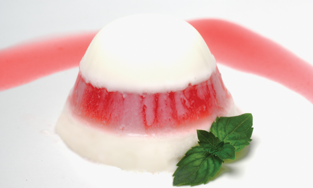 Rhubarb Panna Cotta