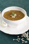 Erbsensuppe (pea-soup) by Chef/owner Kurt Wagner, Gasthaus Gutenberger