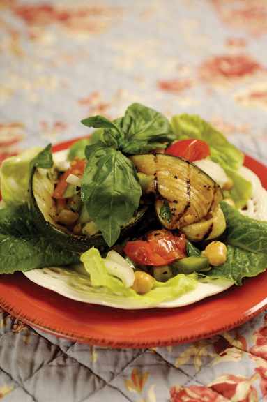 Grilled Zucchini-Tomato Salad