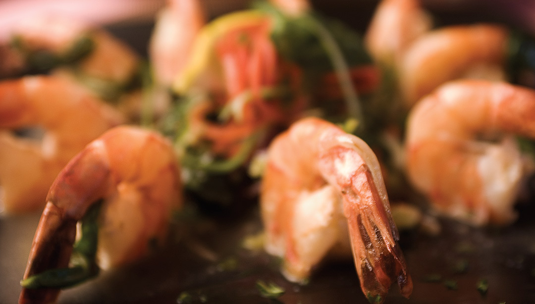 Lemon Garlic Prawns