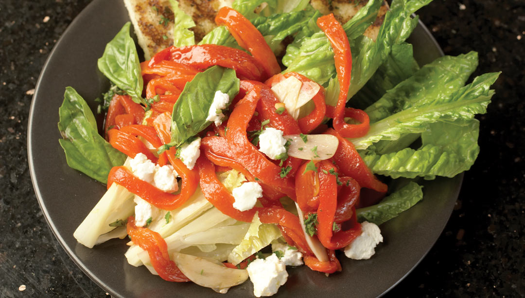 Roasted red pepper salad by Executive Chef Michael Dacquisto of 529 Wellington