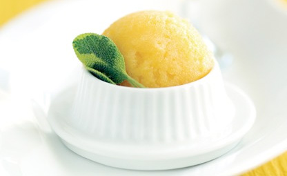 Amaretto-peach Sorbet