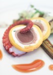 Seared Ahi and Goat Cheese Roulade with Confit Octopus by Culinary Team Canada