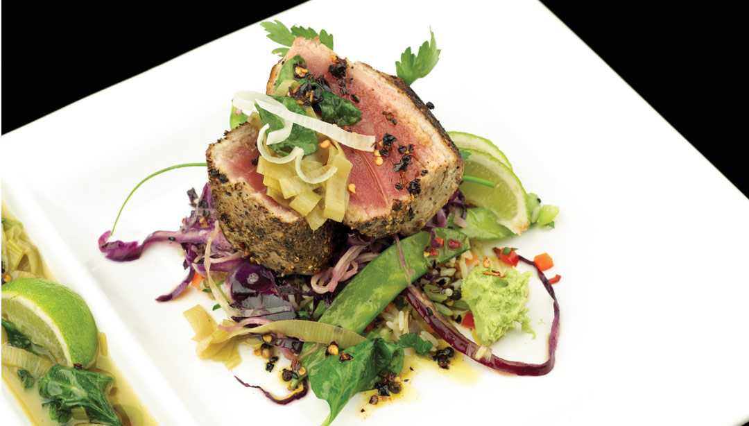 Six Peppercorn Seared Ahi