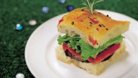 Portobello Mushroom Sandwich by Chef Jonathan Buffie and Pastry Chef Doug Krahn, Breadwork