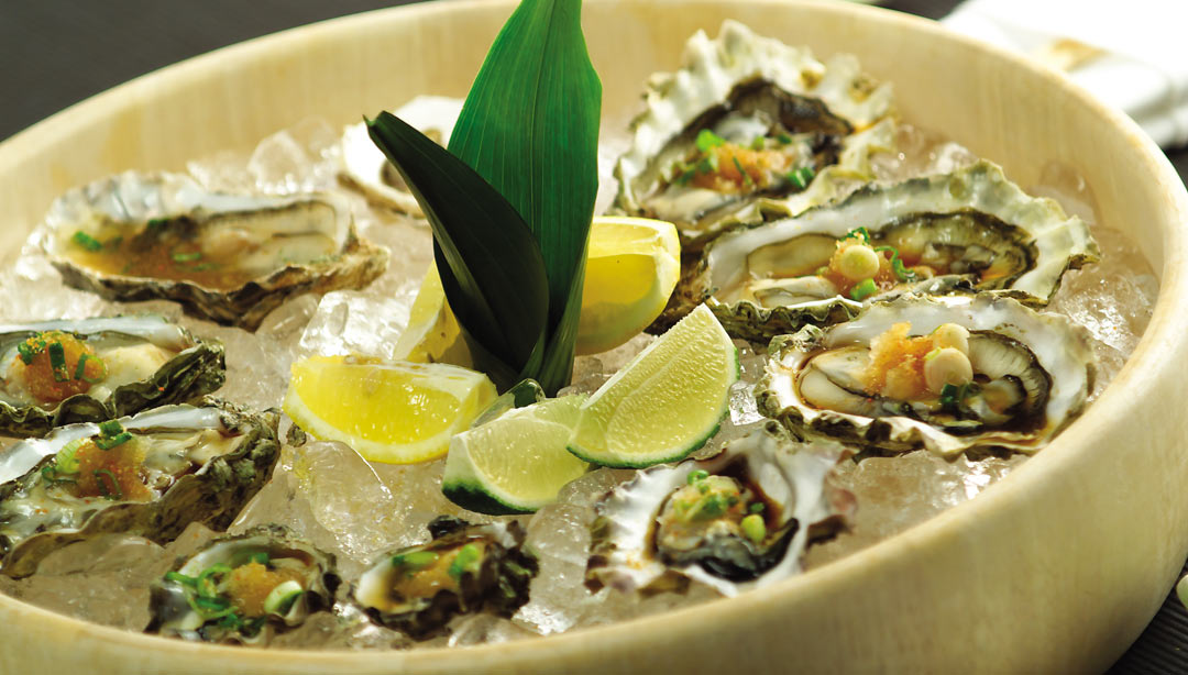 Summer Oysters by Chef Cho Venevongsa, Wasabi On Broadway
