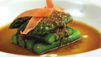 Asparagus Goma Ae by Chef Cho Venevongsa, Wasabi On Broadway