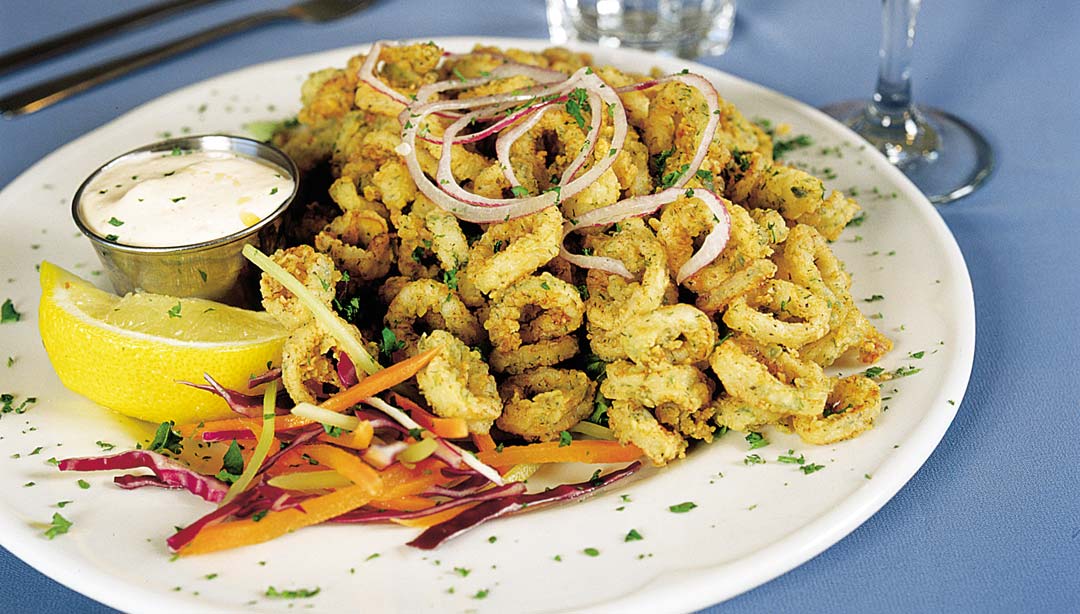 Calamari and Sambal Aioli Sauce