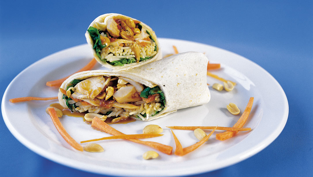 Peanut Thai Wrap