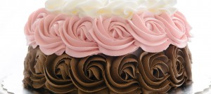 Piped Rosette Cake - Cake-ology Winnipeg